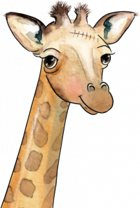 Illustration einer Giraffe